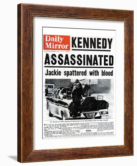 Kennedy Assassinated-null-Framed Photographic Print