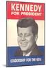 Kennedy for President Poster-null-Mounted Art Print