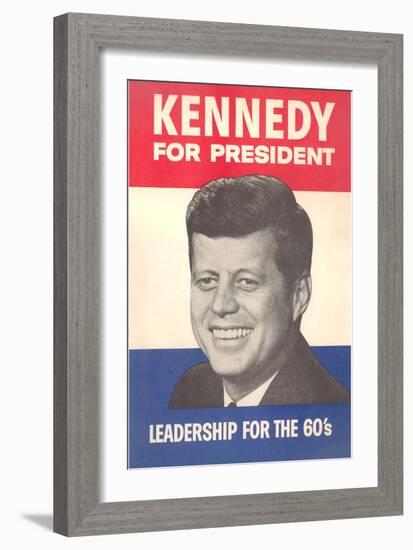 Kennedy for President Poster-null-Framed Premium Giclee Print