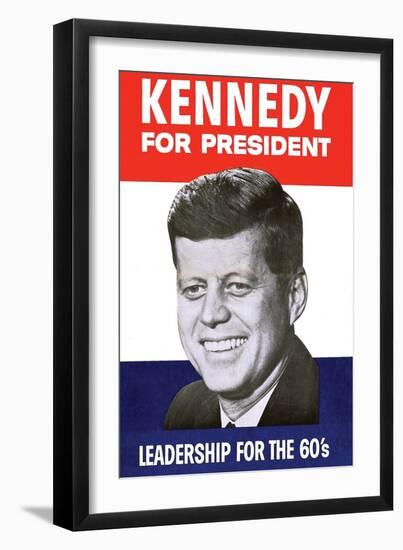 Kennedy for President-null-Framed Art Print