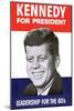 Kennedy for President-null-Mounted Art Print