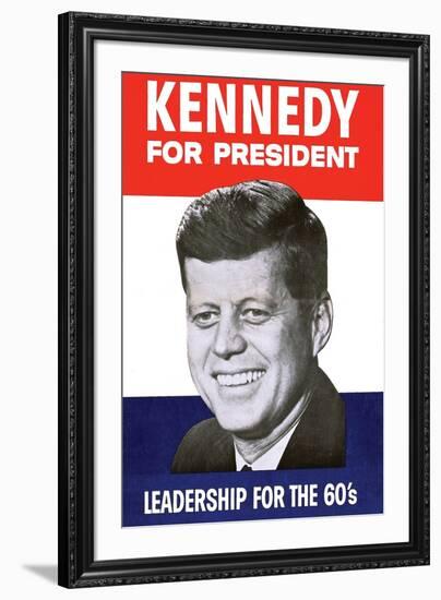 Kennedy for President-null-Framed Art Print