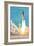 Kennedy Space Center, Cape Canaveral, Florida-Lantern Press-Framed Art Print