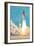 Kennedy Space Center, Cape Canaveral, Florida-Lantern Press-Framed Art Print