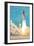 Kennedy Space Center, Cape Canaveral, Florida-Lantern Press-Framed Art Print