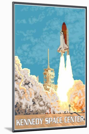 Kennedy Space Center, Cape Canaveral, Florida-Lantern Press-Mounted Art Print