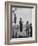 Kenneth Merriman on higher stilts than his brothers and friend-Robert W^ Kelley-Framed Photographic Print