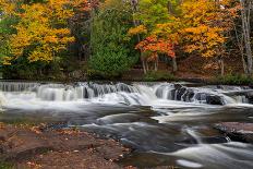 Looking down Buttermilk Falls-KennethKeifer-Photographic Print