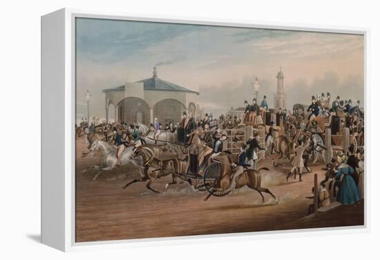 Kennington Gate, 1838 (Coloured Engraving)-James Pollard-Framed Premier Image Canvas