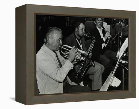 Kenny Baker, Danny Moss, and Henry Mackenzie at the BBC Recording Studios, London, 22 April 1982-Denis Williams-Framed Premier Image Canvas