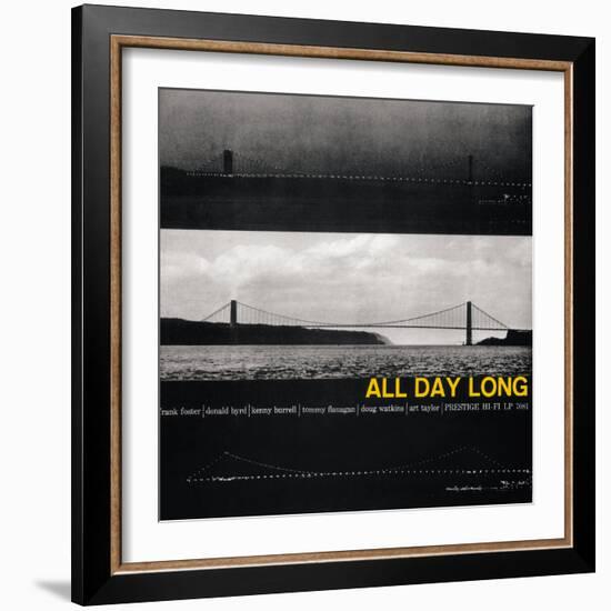 Kenny Burrell - All Day Long-null-Framed Art Print