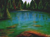 Mountain Lake-Kenny Primmer-Art Print