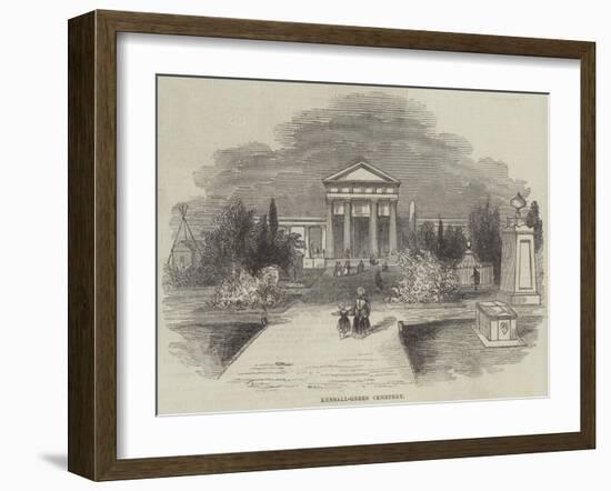 Kensal-Green Cemetery-null-Framed Giclee Print