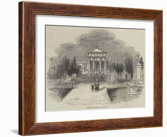 Kensal-Green Cemetery-null-Framed Giclee Print