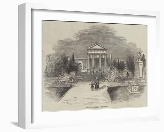 Kensal-Green Cemetery-null-Framed Giclee Print