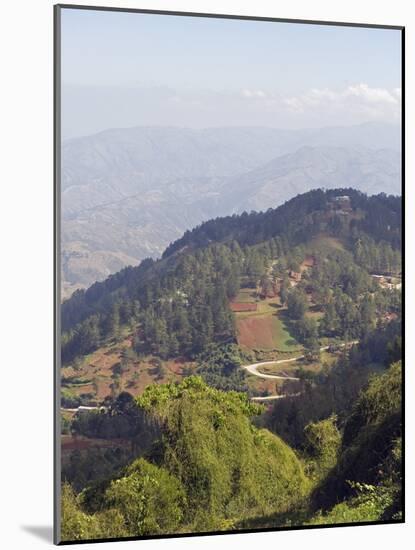 Kenscoff Mountains Near Port Au Prince, Haiti, West Indies, Caribbean, Central America-Christian Kober-Mounted Photographic Print