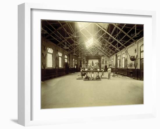 Kensington and Chelsea District School, Gymnasium-Peter Higginbotham-Framed Photographic Print