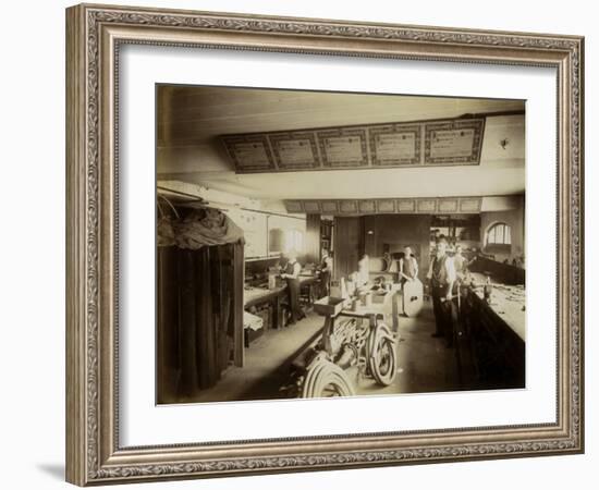 Kensington and Chelsea District School, Plumber's Shop-Peter Higginbotham-Framed Photographic Print