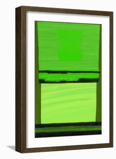 Kensington Gardens Series: Green on Green-Izabella Godlewska de Aranda-Framed Giclee Print