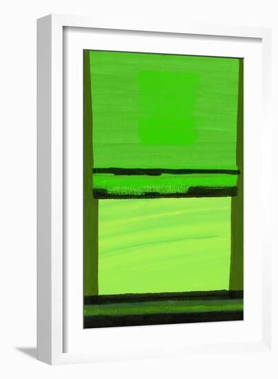 Kensington Gardens Series: Green on Green-Izabella Godlewska de Aranda-Framed Giclee Print