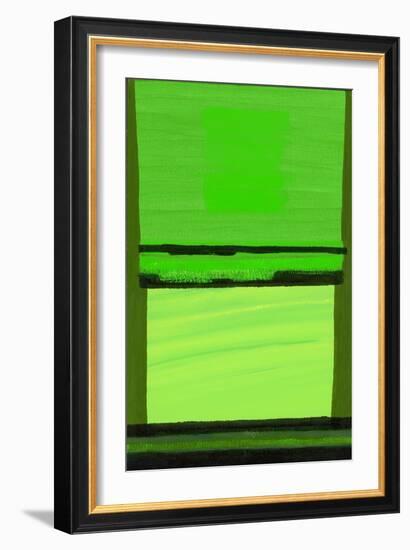 Kensington Gardens Series: Green on Green-Izabella Godlewska de Aranda-Framed Giclee Print