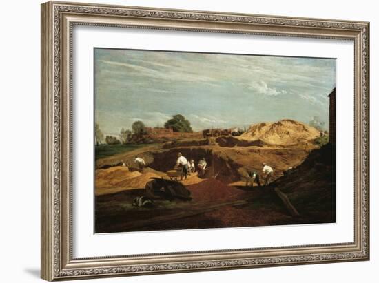 Kensington Gravel Pits-John Linnell-Framed Giclee Print