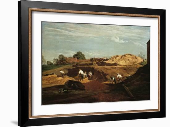 Kensington Gravel Pits-John Linnell-Framed Giclee Print