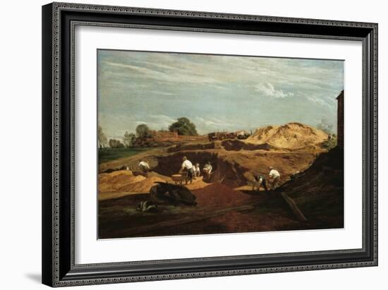 Kensington Gravel Pits-John Linnell-Framed Giclee Print