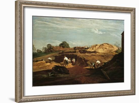 Kensington Gravel Pits-John Linnell-Framed Giclee Print