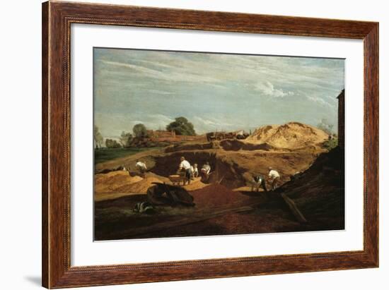 Kensington Gravel Pits-John Linnell-Framed Giclee Print