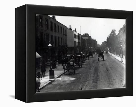 Kensington High Street, London-English Photographer-Framed Premier Image Canvas