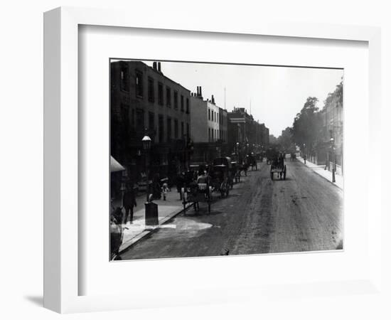 Kensington High Street, London-English Photographer-Framed Giclee Print