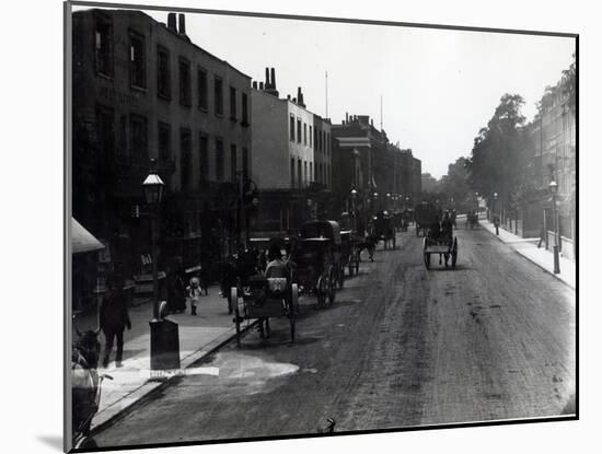 Kensington High Street, London-English Photographer-Mounted Giclee Print