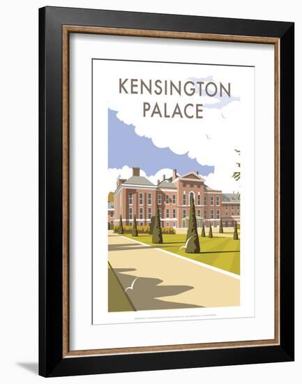 Kensington Palace - Dave Thompson Contemporary Travel Print-Dave Thompson-Framed Giclee Print