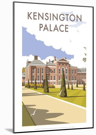 Kensington Palace - Dave Thompson Contemporary Travel Print-Dave Thompson-Mounted Giclee Print