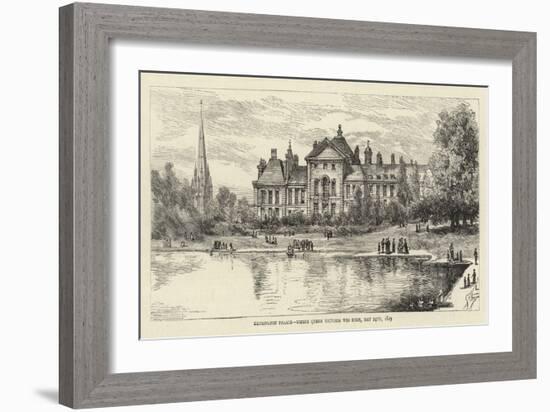 Kensington Palace, Where Queen Victoria Was Born, 24 May 1819-null-Framed Giclee Print