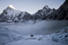 View from High Camp on Mount Vinson, Vinson Massif Antarctica-Kent Harvey-Premier Image Canvas