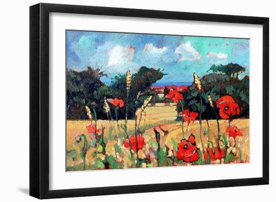 Kent Poppies, 2007-Clive Metcalfe-Framed Giclee Print