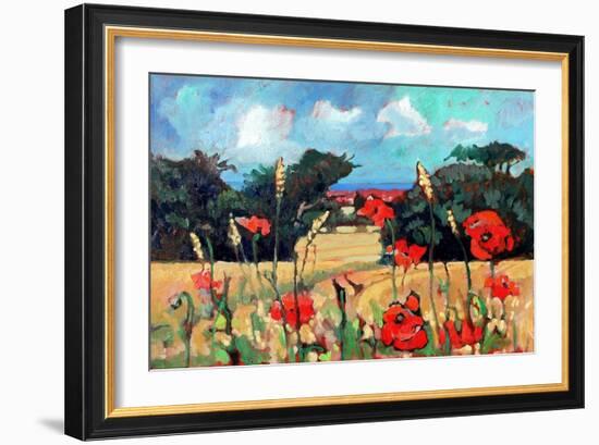 Kent Poppies, 2007-Clive Metcalfe-Framed Giclee Print