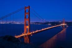 Golden Gate Bridge at Blue Hour-Kent Weakley-Photographic Print