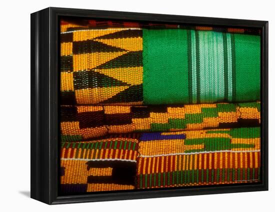 Kente Cloth, Artist Alliance Gallery, Accra, Ghana-Alison Jones-Framed Premier Image Canvas