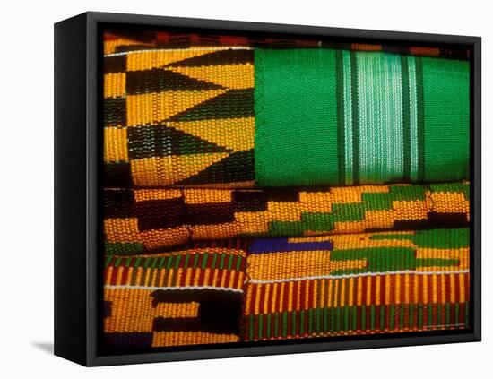 Kente Cloth, Artist Alliance Gallery, Accra, Ghana-Alison Jones-Framed Premier Image Canvas