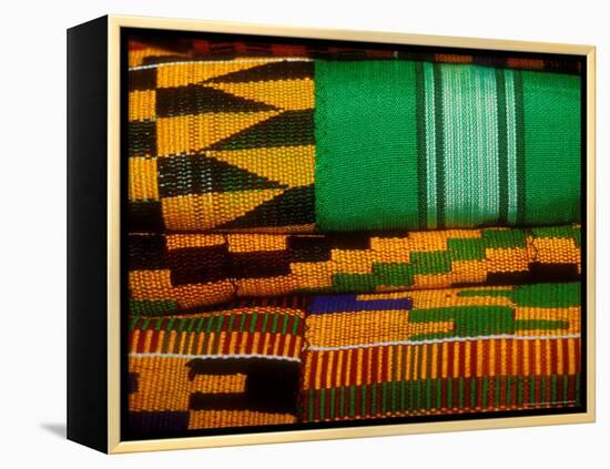 Kente Cloth, Artist Alliance Gallery, Accra, Ghana-Alison Jones-Framed Premier Image Canvas