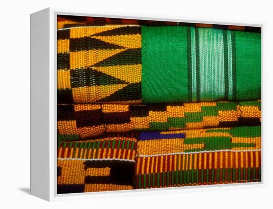 Kente Cloth, Artist Alliance Gallery, Accra, Ghana-Alison Jones-Framed Premier Image Canvas