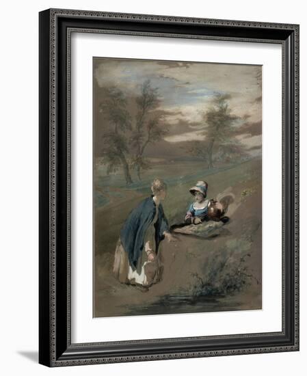 Kentish Peasant Girls-William Collins-Framed Giclee Print