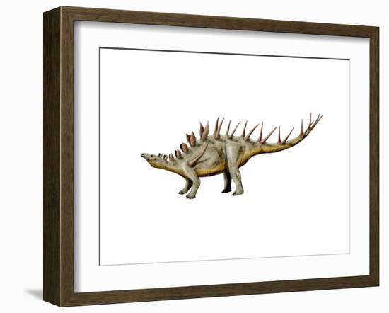 Kentrosaurus Dinosaur-null-Framed Art Print