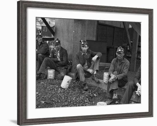 Kentucky Coal Miners, Jenkins, Kentucky, c.1935-Ben Shahn-Framed Photo