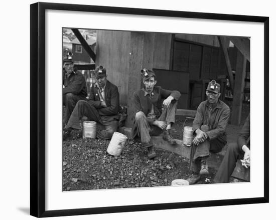 Kentucky Coal Miners, Jenkins, Kentucky, c.1935-Ben Shahn-Framed Photo