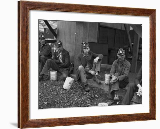 Kentucky Coal Miners, Jenkins, Kentucky, c.1935-Ben Shahn-Framed Photo