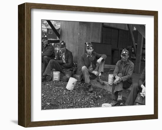Kentucky Coal Miners, Jenkins, Kentucky, c.1935-Ben Shahn-Framed Photo